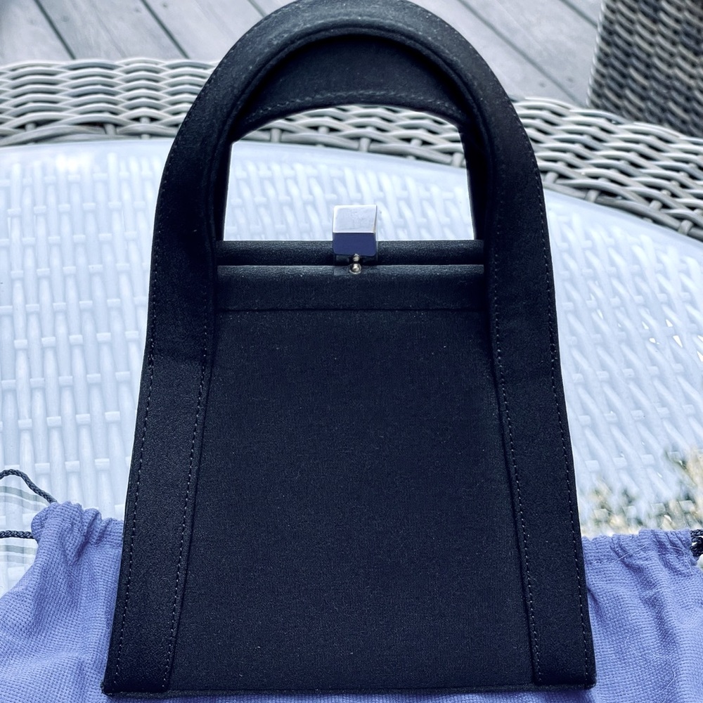 Stuart Weitzman Mini Black Evening Bag